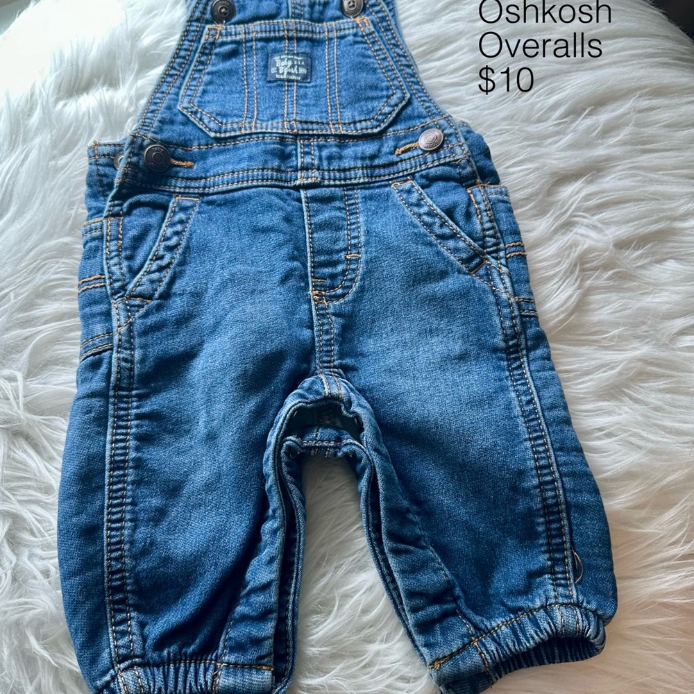 OshKosh B'gosh Classic Blue Overalls for Kids